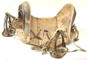 A Mongolian saddle linking to other saddles for sale
