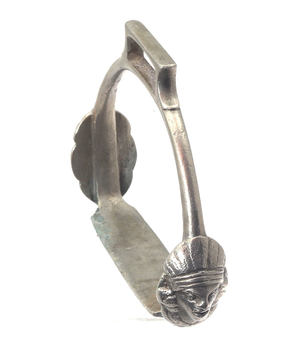 Small Brazilian Stirrup with Warrior Masks