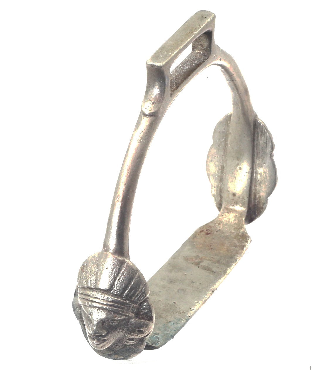 Small Brazilian Stirrup with Warrior Masks