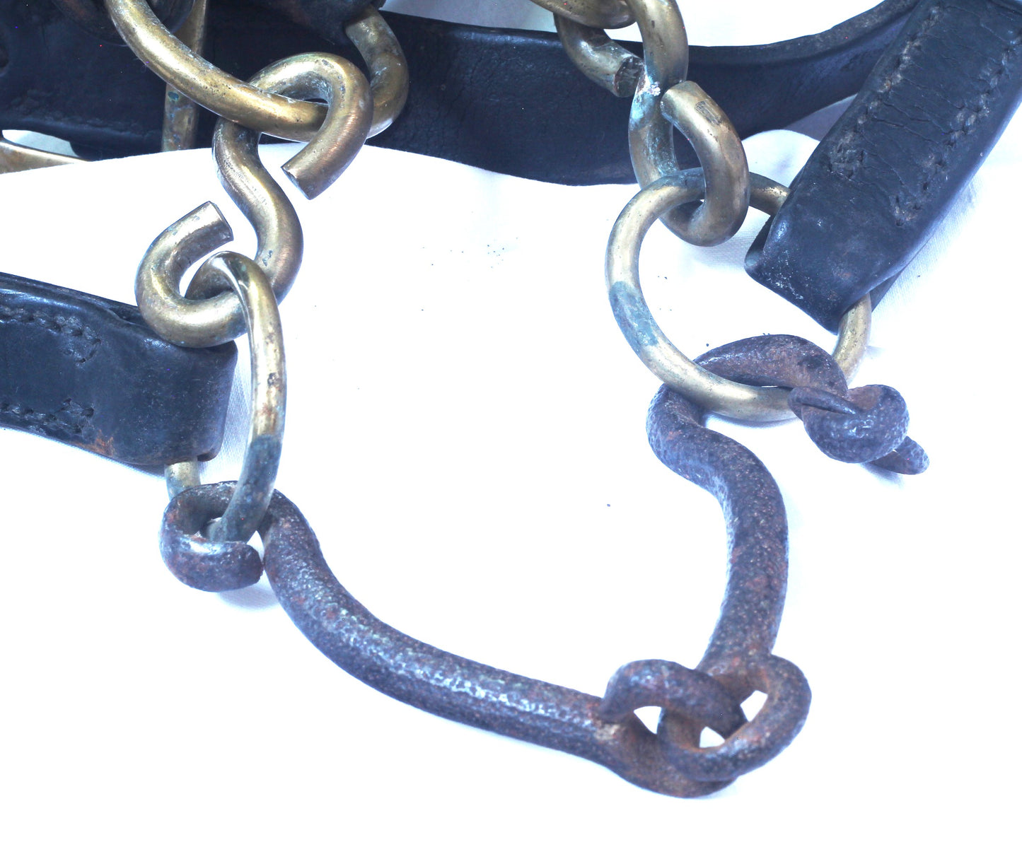 Antique Brass Decorated Brewer's Dray Bridle c.1915