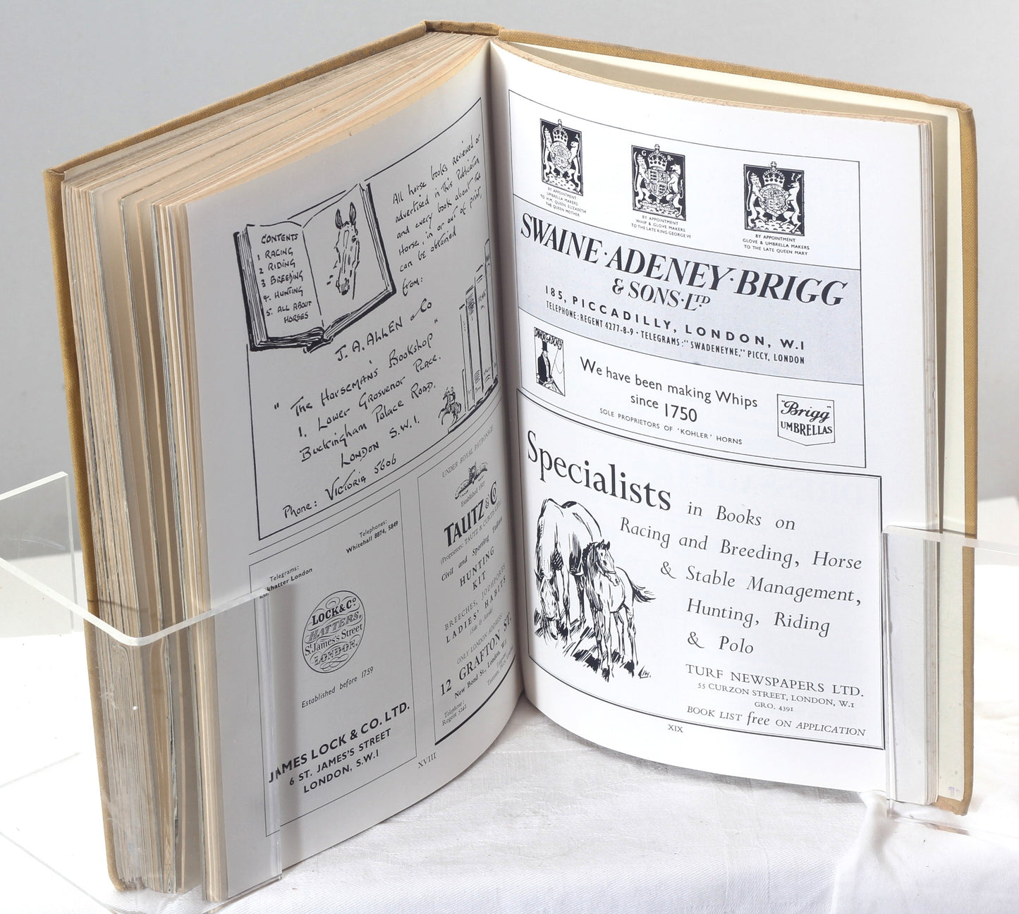 The Horseman's Year 1953-54, Edited by Lt.Col. W.E.Lyon