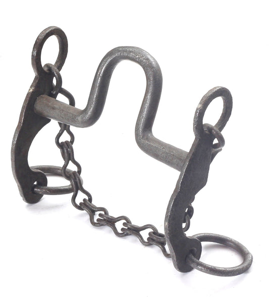 A Small Antique Curb Bit for a Horse - possibly Brazilian