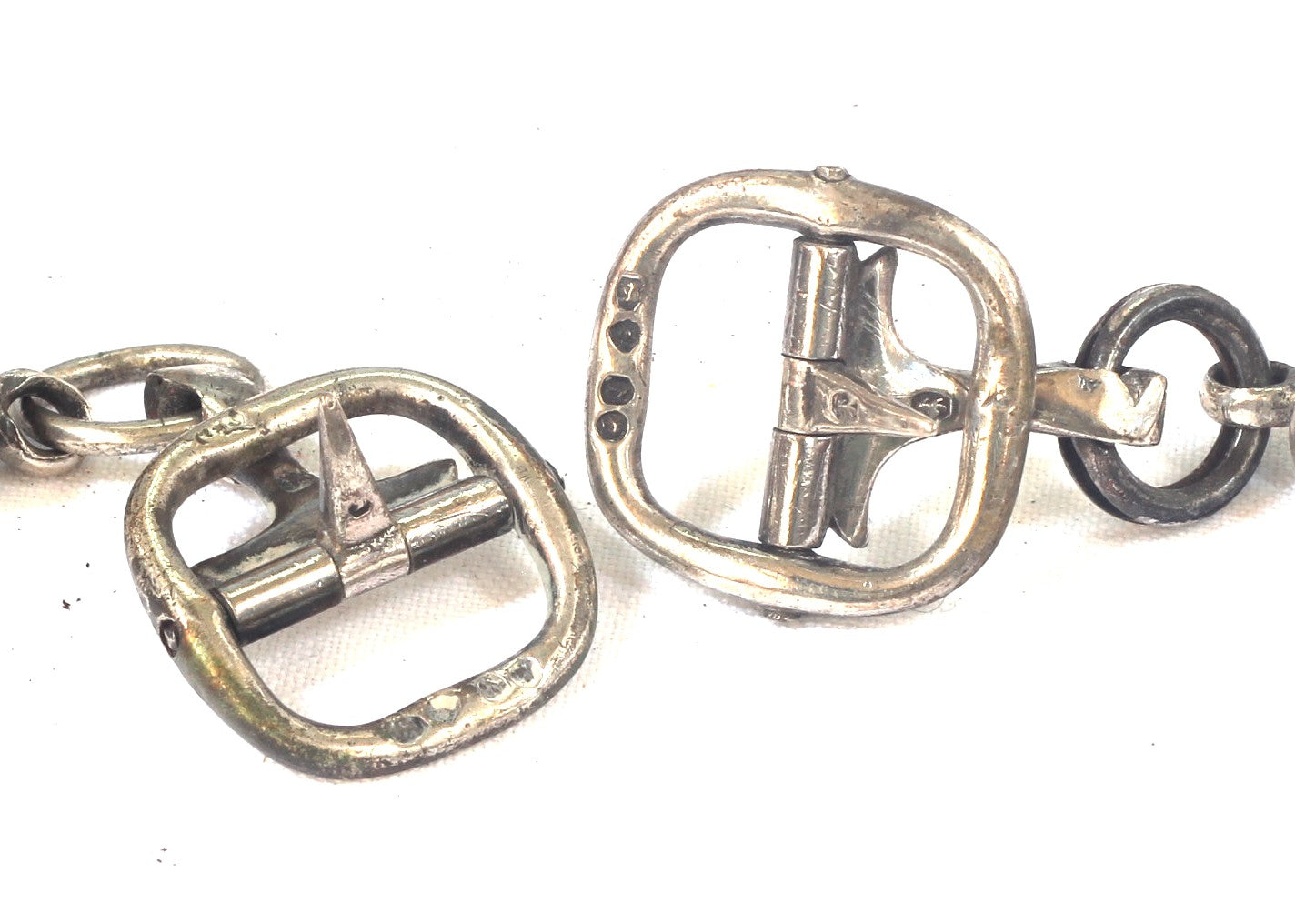 Pair of 1859 Victorian Sterling Silver Riding / Hunting Spurs