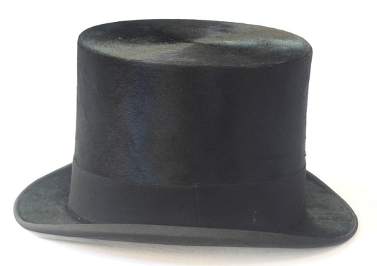 Vintage Herbert Johnson Silk Top Hat Size 6⅞ 