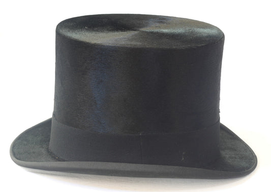 Vintage Herbert Johnson Silk Top Hat Size 6⅞