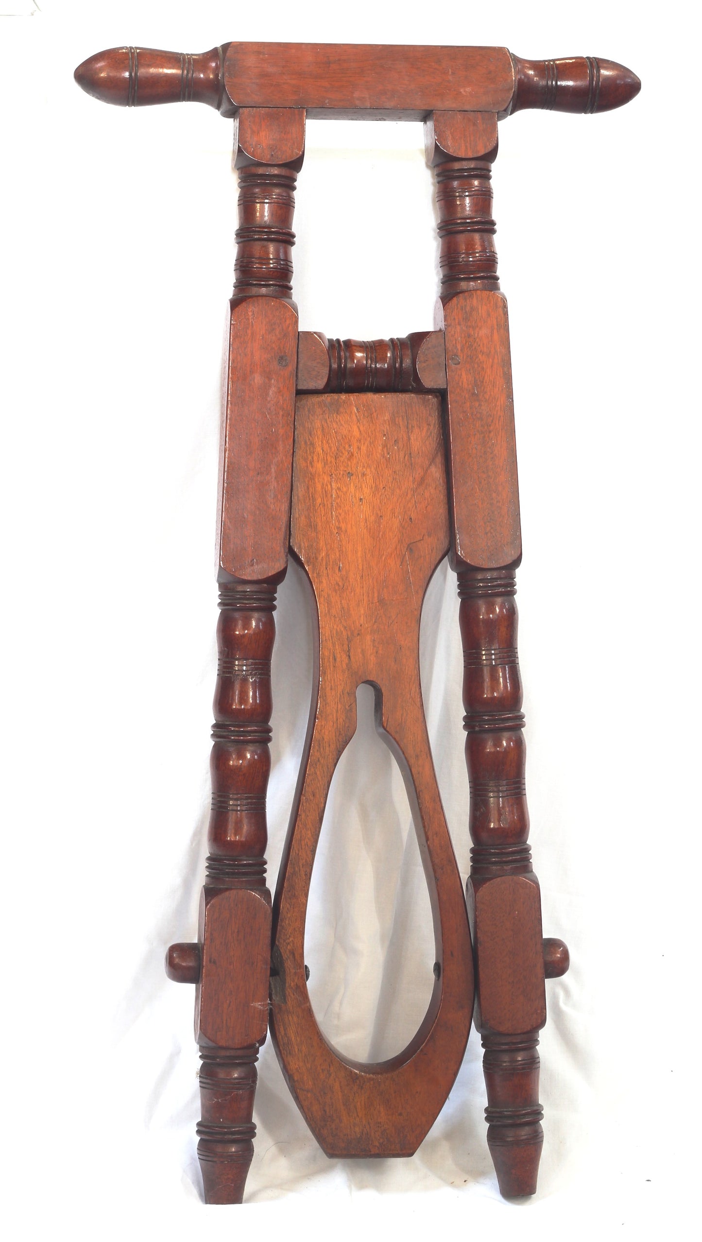 1911 Mahogany standing boot jack