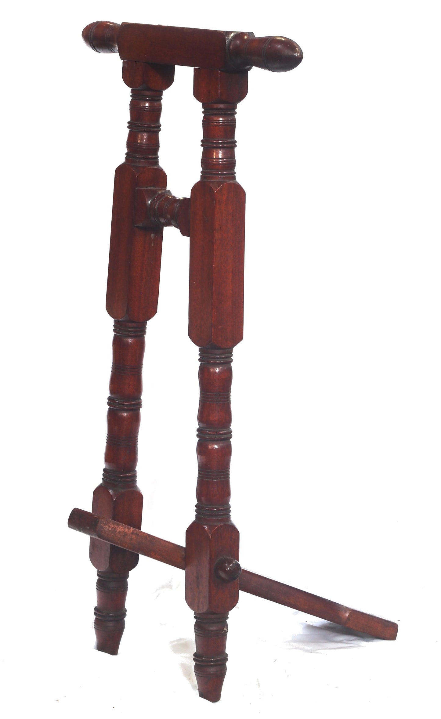 1911 Mahogany standing boot jack