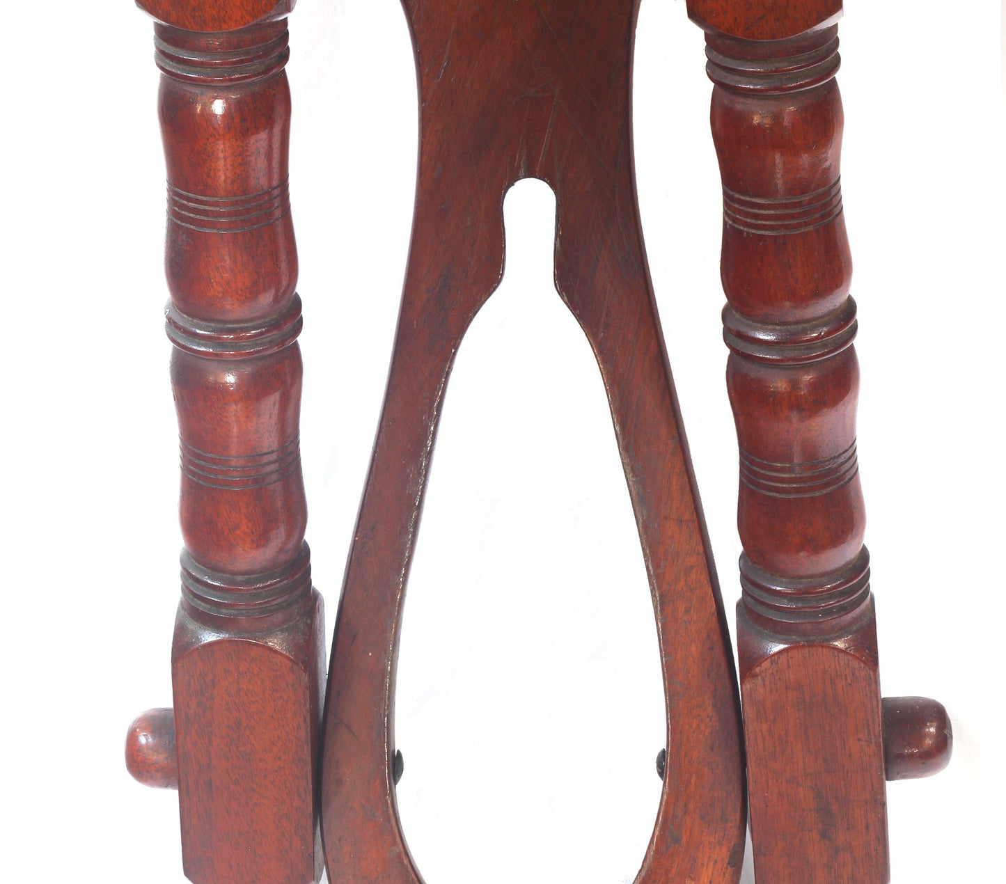 1911 Mahogany standing boot jack