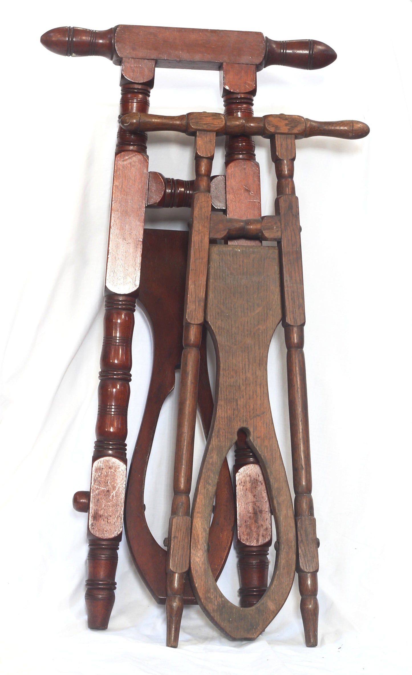 1911 Mahogany standing boot jack