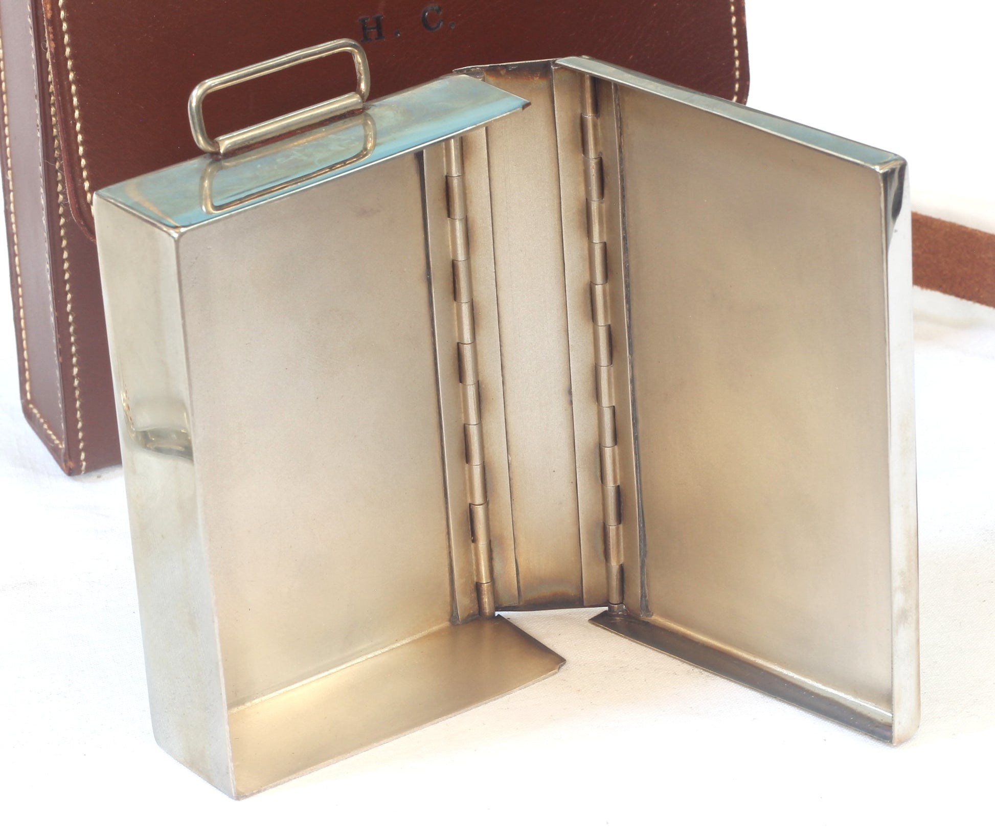 Saddle Canteen with Sandwich Tin & Flask