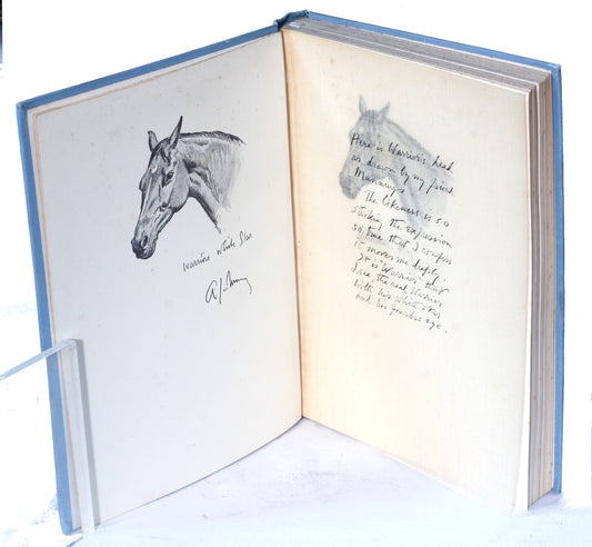 My Horse Warrior by Lord Mottistone,  Illus. Alfred Munnings, 1st Ed 1934