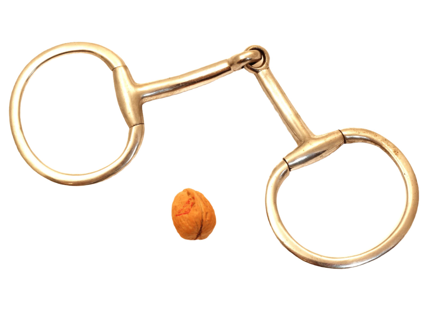 A Stainless Steel Jointed Eggbutt Snaffle