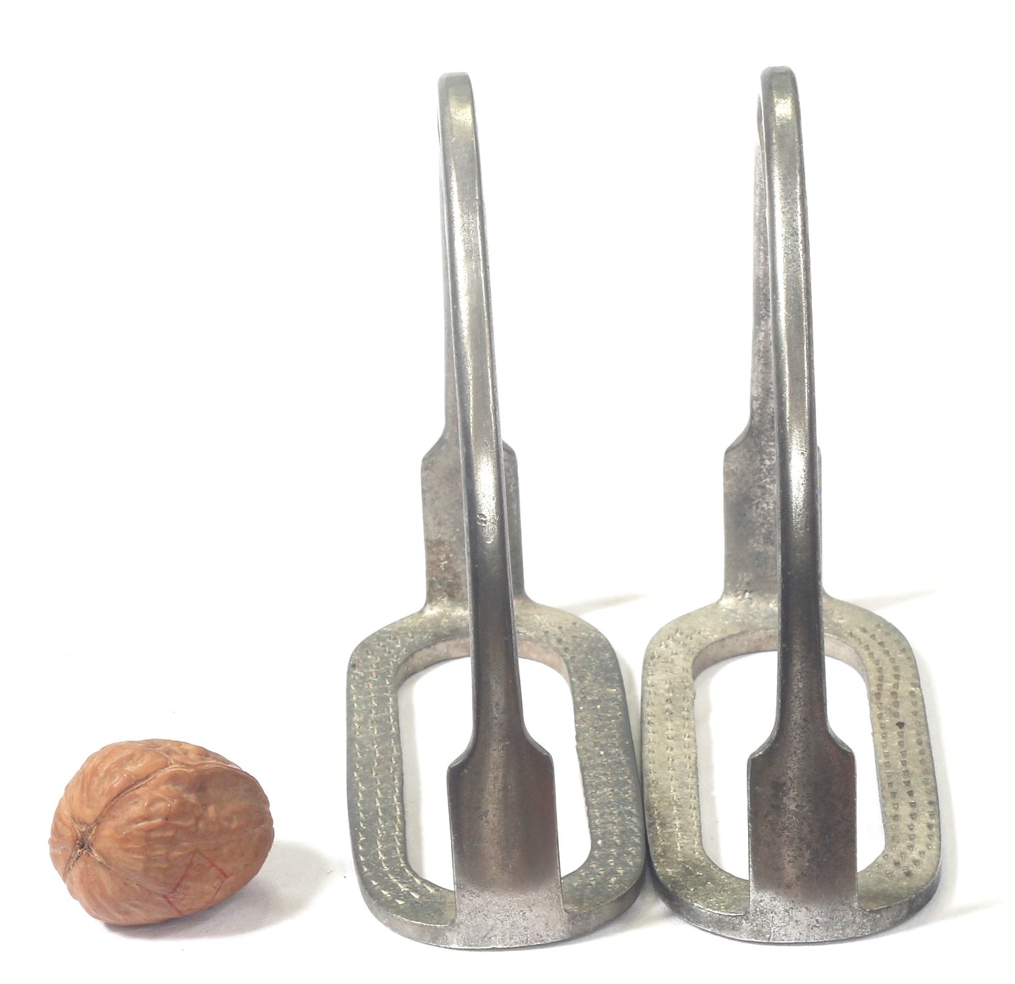 A Pair of Vintage Nickel Stirrups Made in Japan