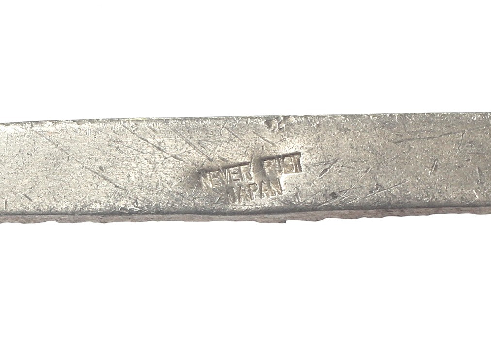 A Pair of Vintage Nickel Stirrups Made in Japan