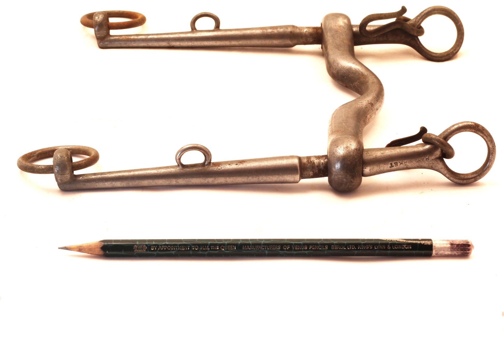 A 19th Century Steel Weymouth Bit by Sowter