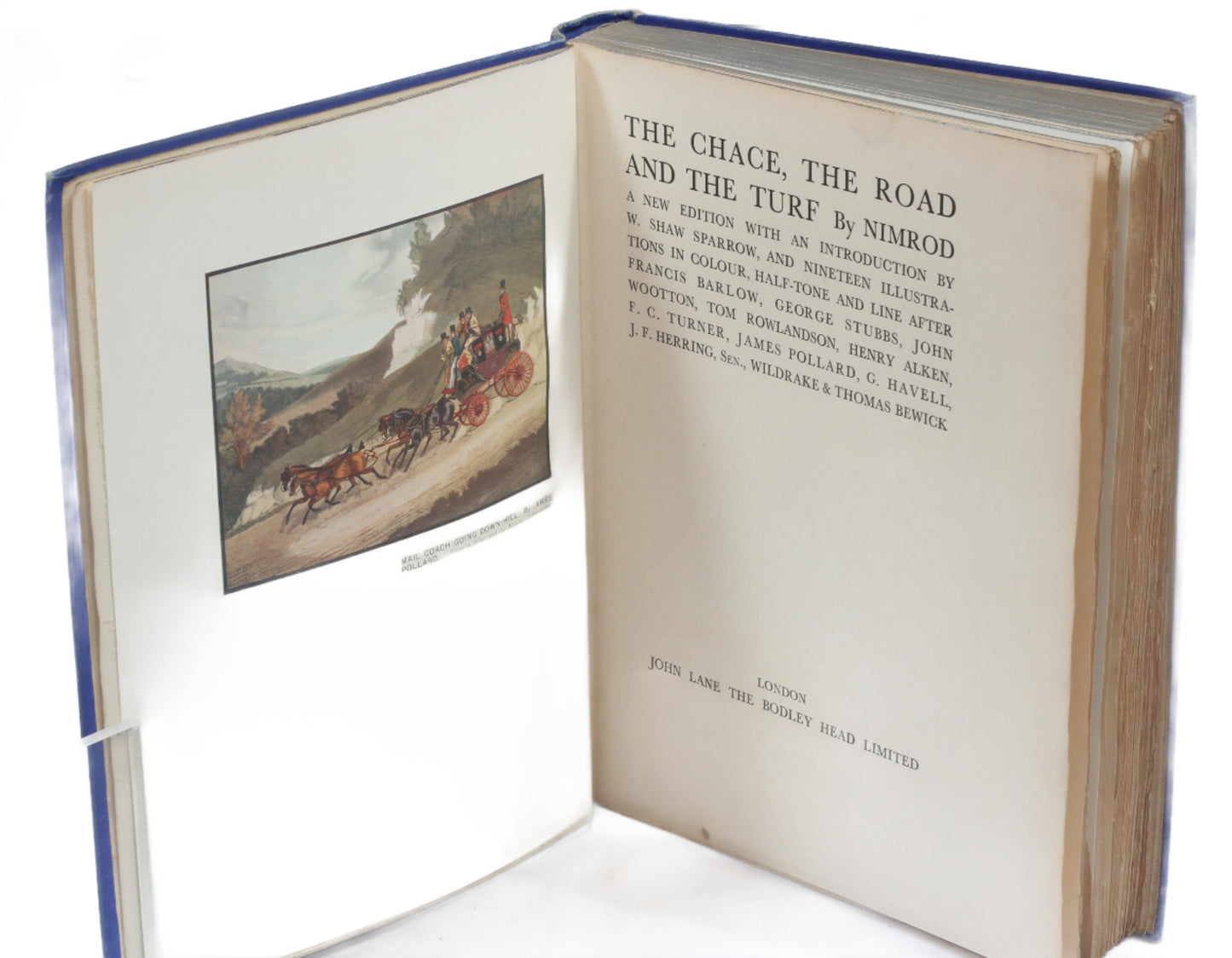 The Chace, The Road & The Turf by Nimrod, 1927