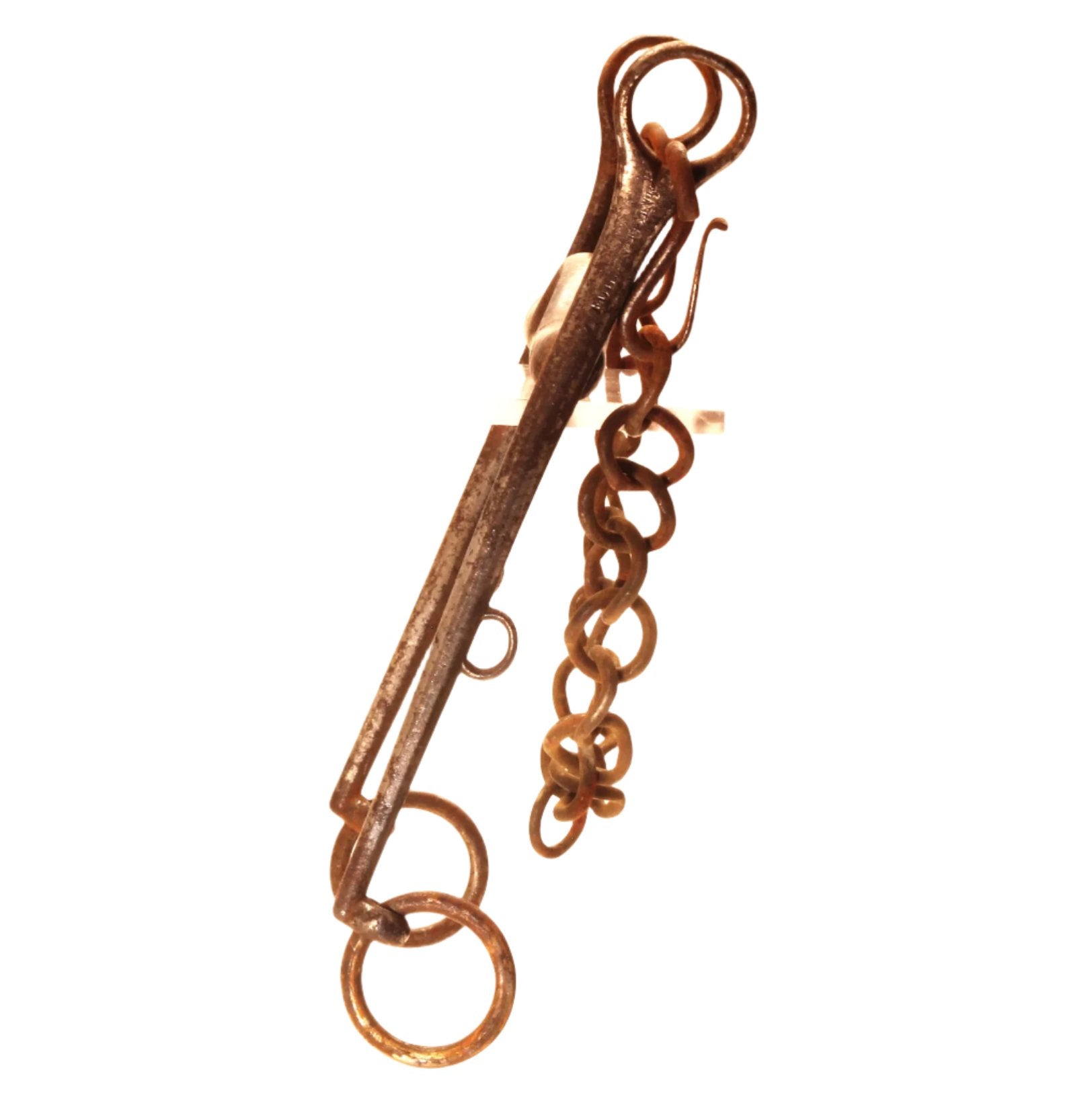 A 19th Century Steel Weymouth Bit by A. Fulton