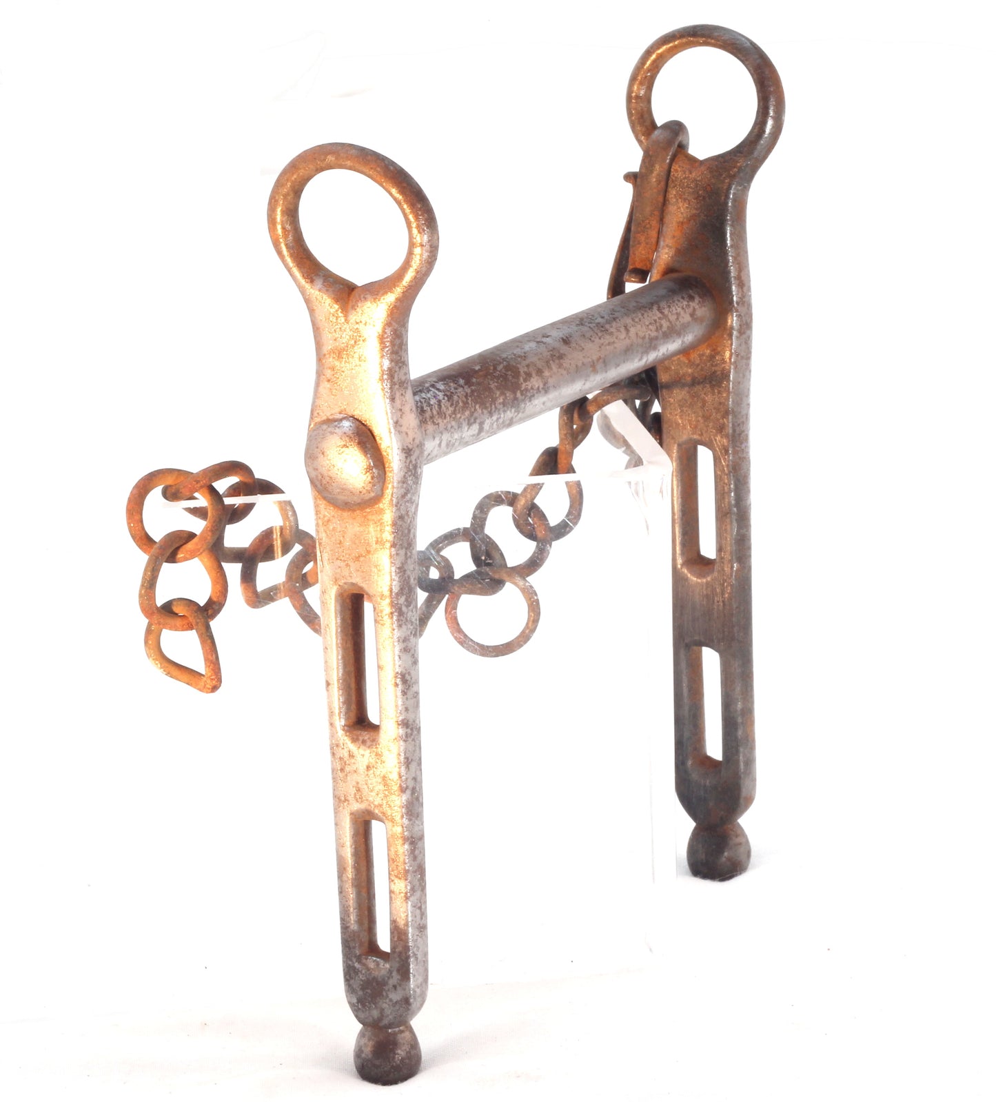 A Vintage Steel IX (Ninth) Lancer Curb Bit