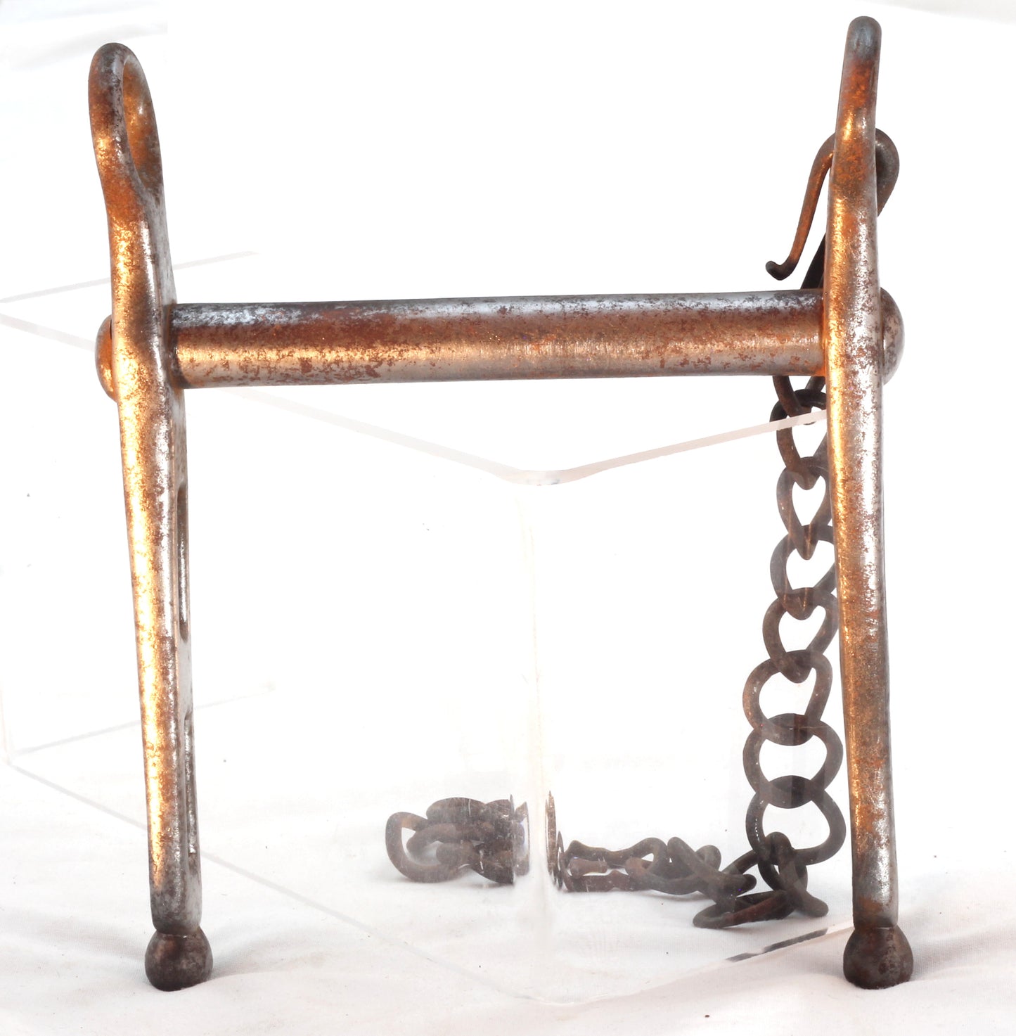 A Vintage Steel IX (Ninth) Lancer Curb Bit