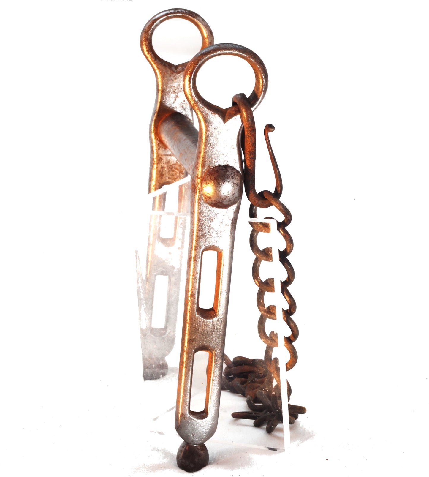 A Vintage Steel IX (Ninth) Lancer Curb Bit