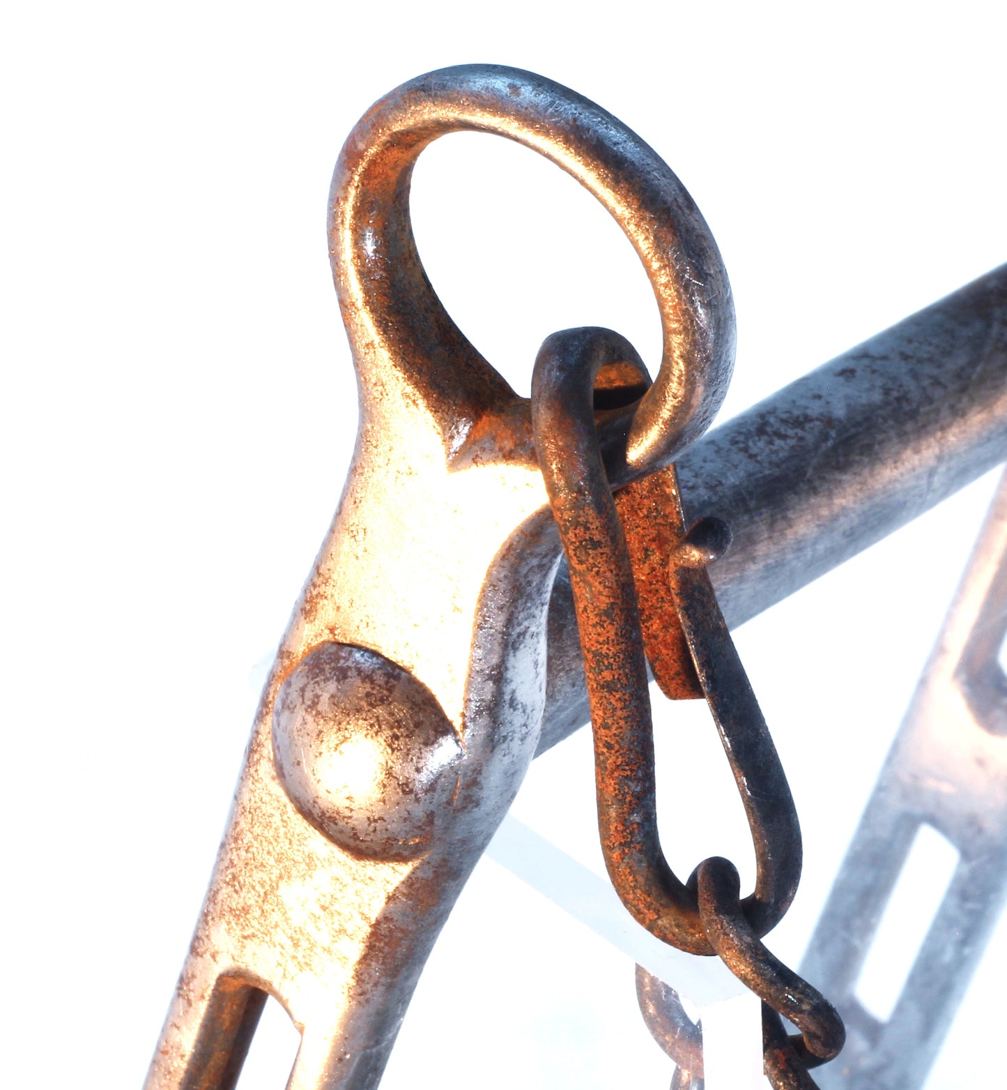 A Vintage Steel IX (Ninth) Lancer Curb Bit