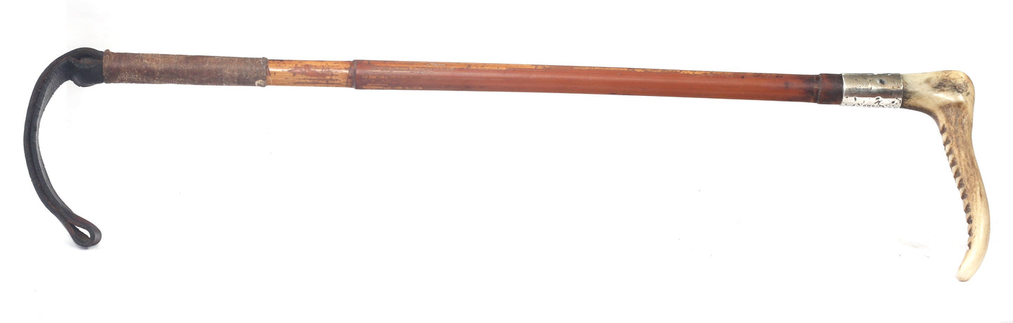 Antique 1922 Cane Hunting Whip or Crop