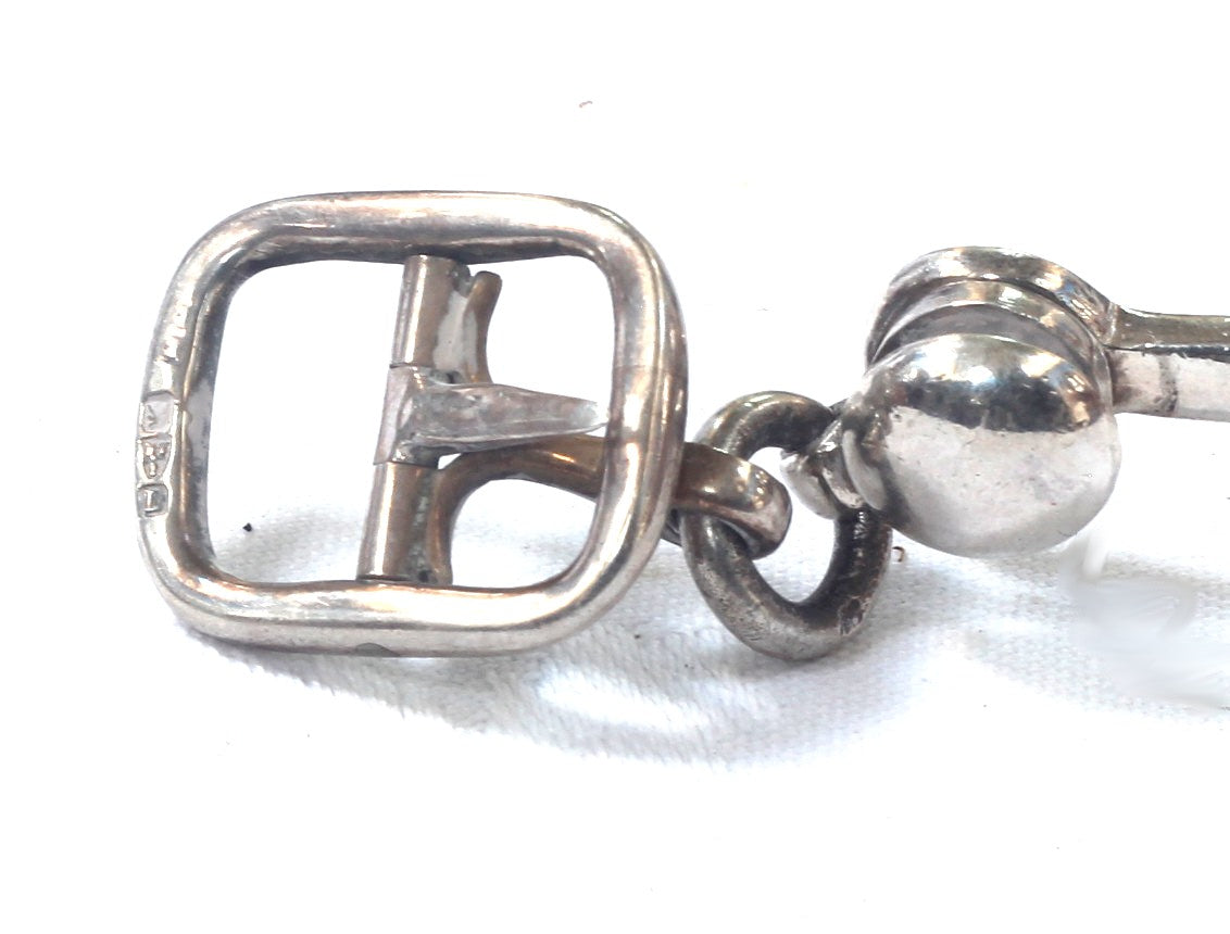 Single 1895 Victorian Sterling Silver Riding / Hunting Spur by Walker & Hall