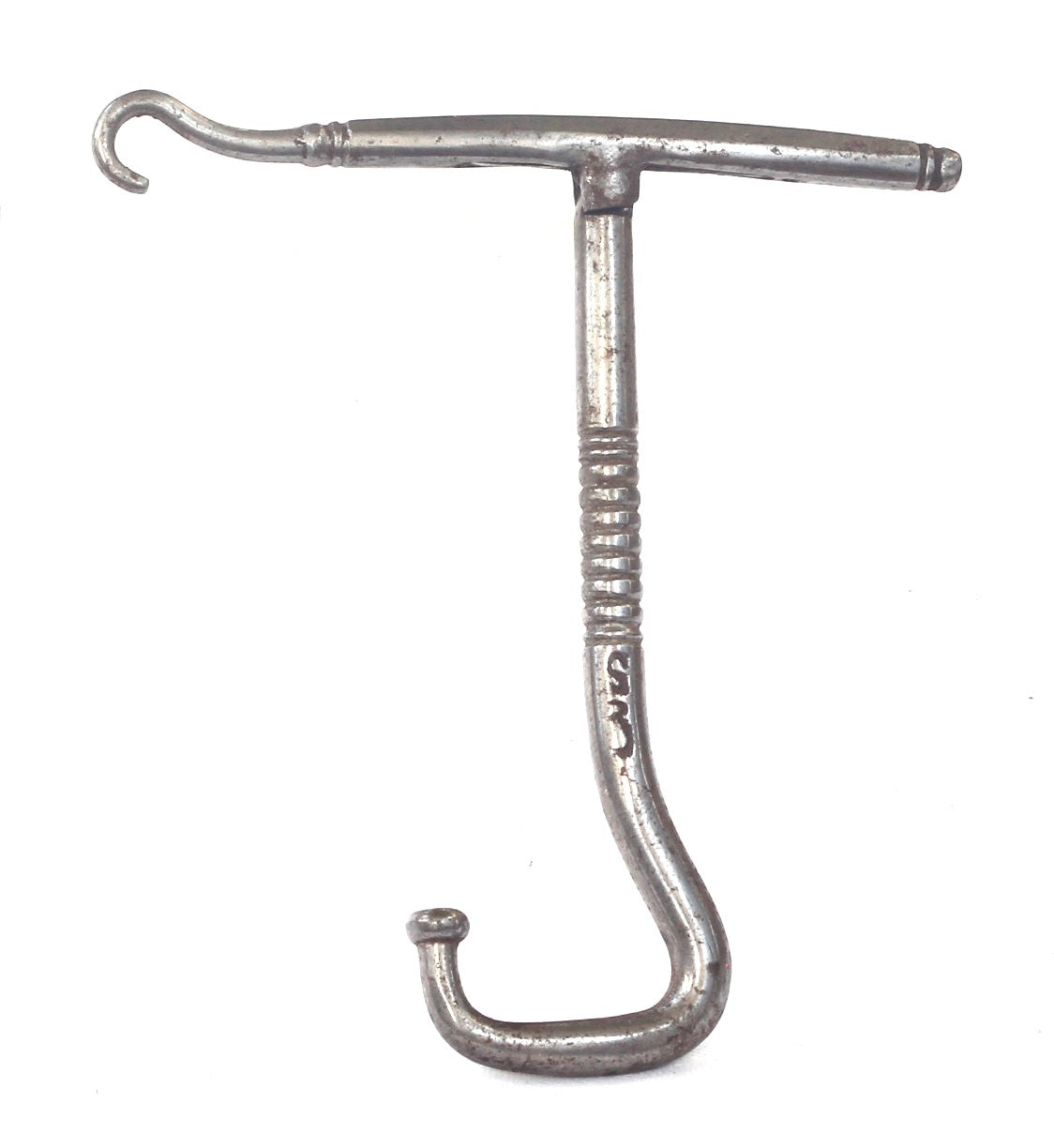 Mahogany Campaign Folding Boot Jack with Boot Pulls