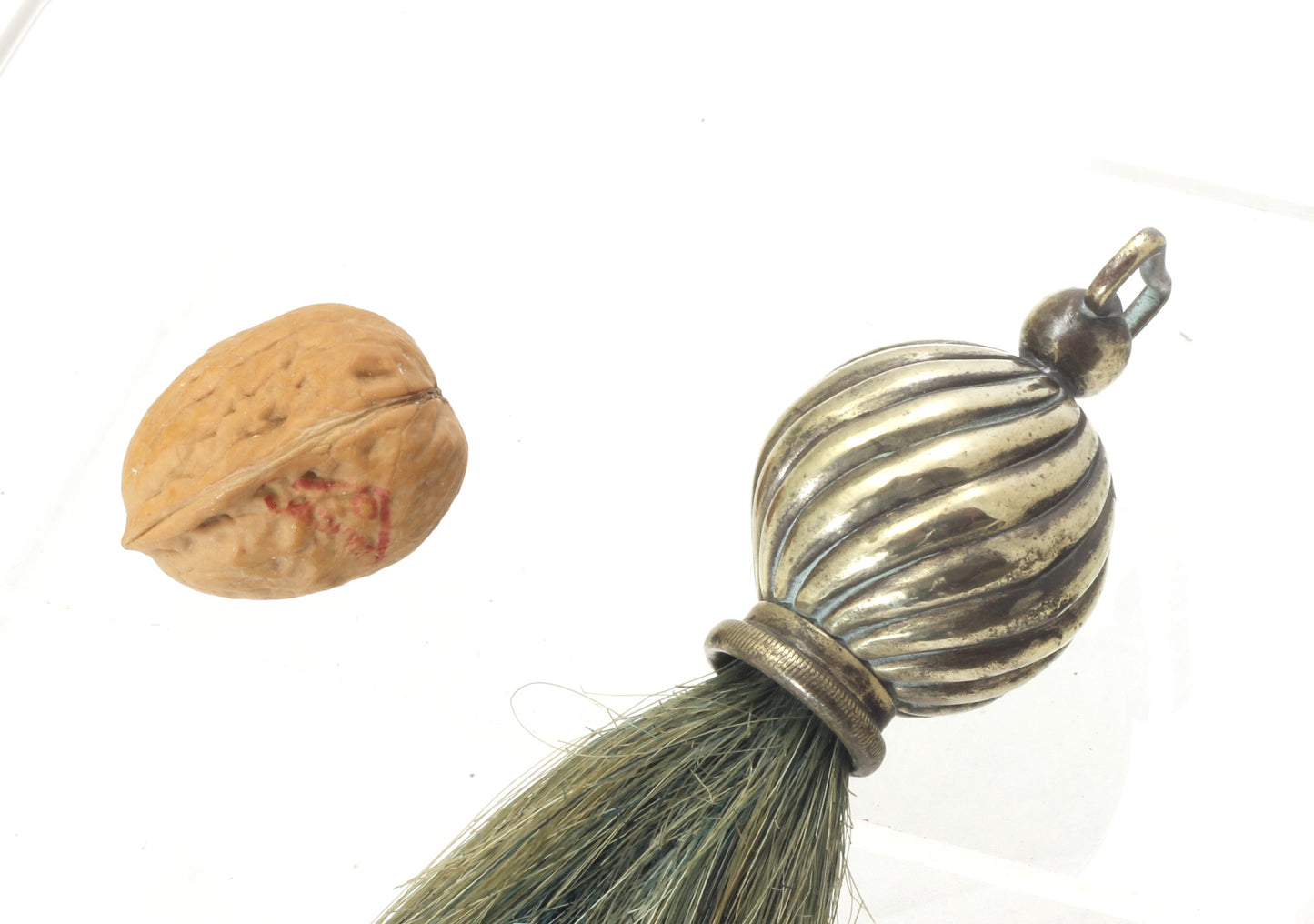 A Blue Throat Plume or Beard for a Horse