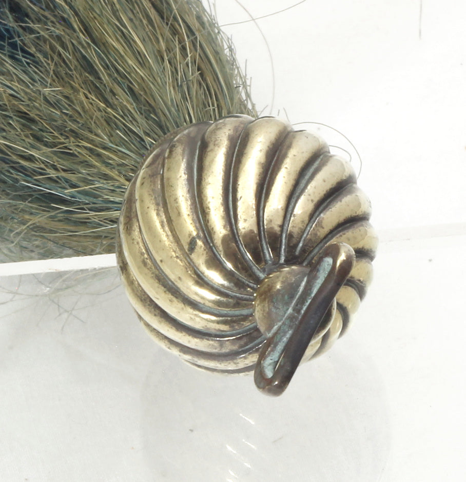 A Blue Throat Plume or Beard for a Horse