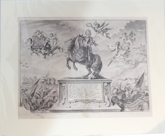 Plate 2 from "La Methode et Invention Nouvelle de Dresser les Chevaux" by William Cavendish, 1657