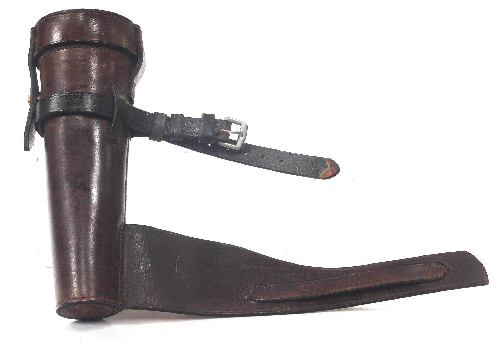 1912 Harrods Silver Mounted Saddle or Hunting Flask