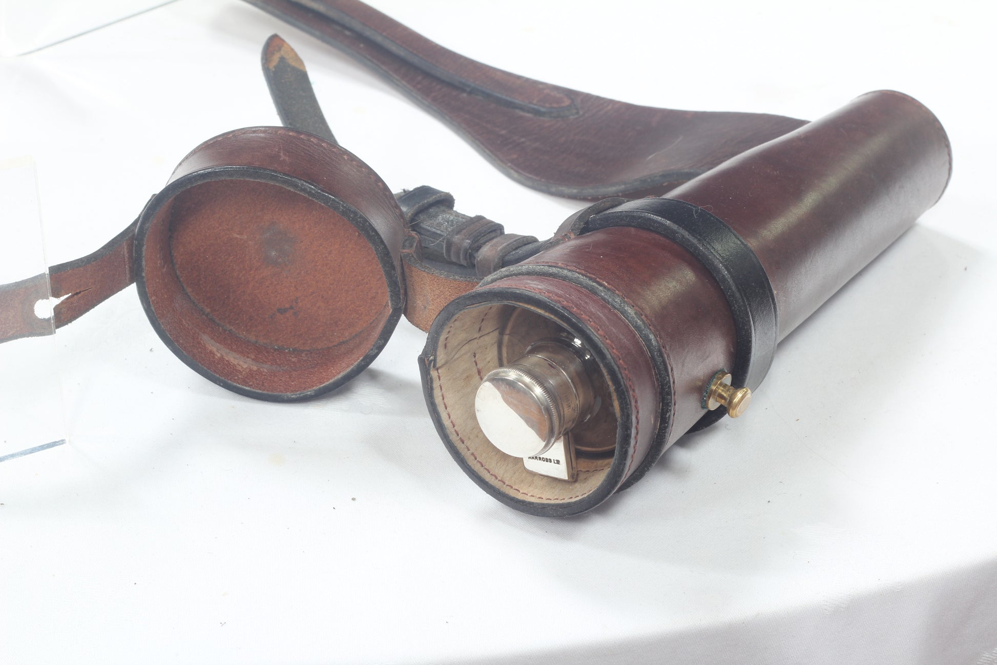 1912 Harrods Silver Mounted Saddle or Hunting Flask