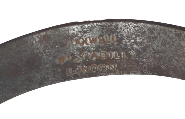Pair of Antique Steel Spurs by Maxwell