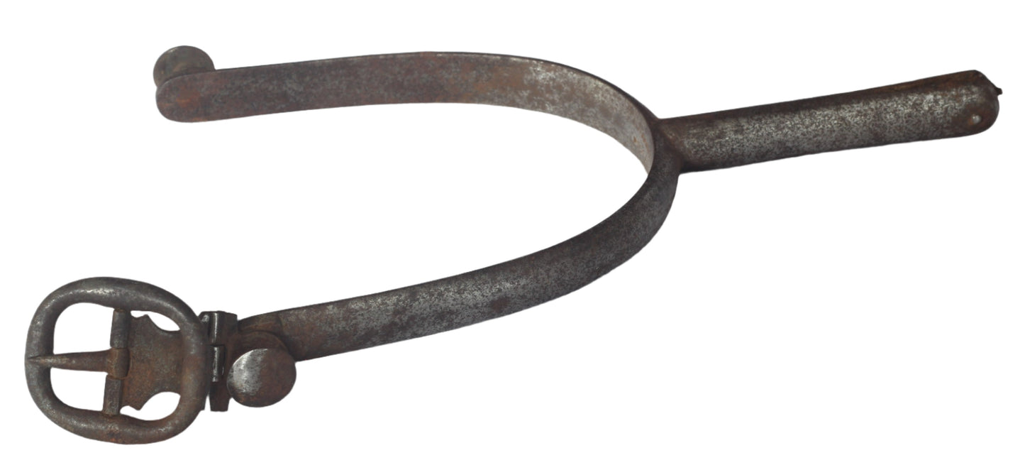 Pair of Antique Steel Spurs by Maxwell