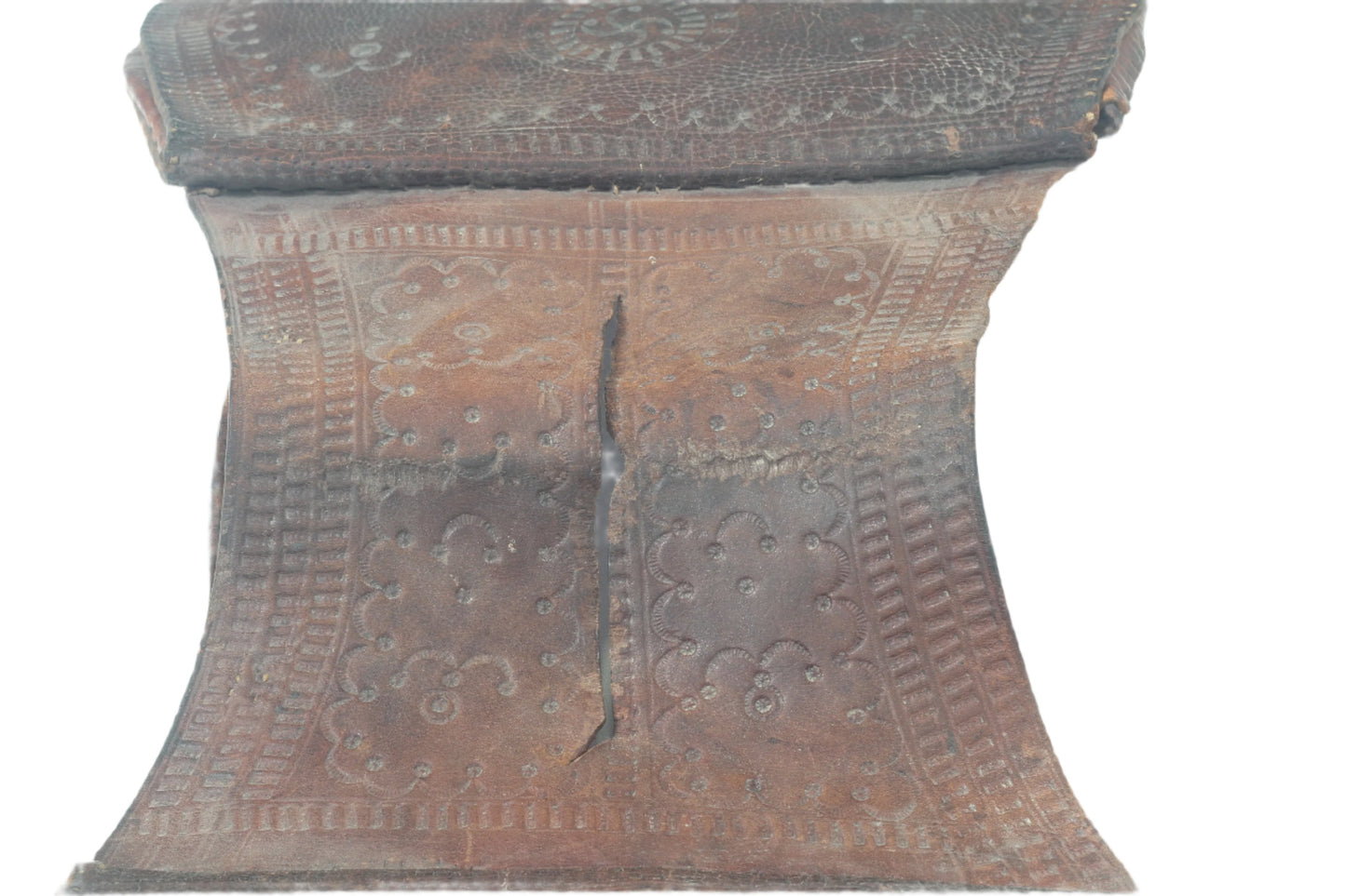 Circassian / Caucasian / Central Asian Decorated Leather Saddle Bags