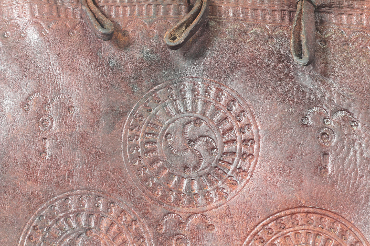 Circassian / Caucasian / Central Asian Decorated Leather Saddle Bags