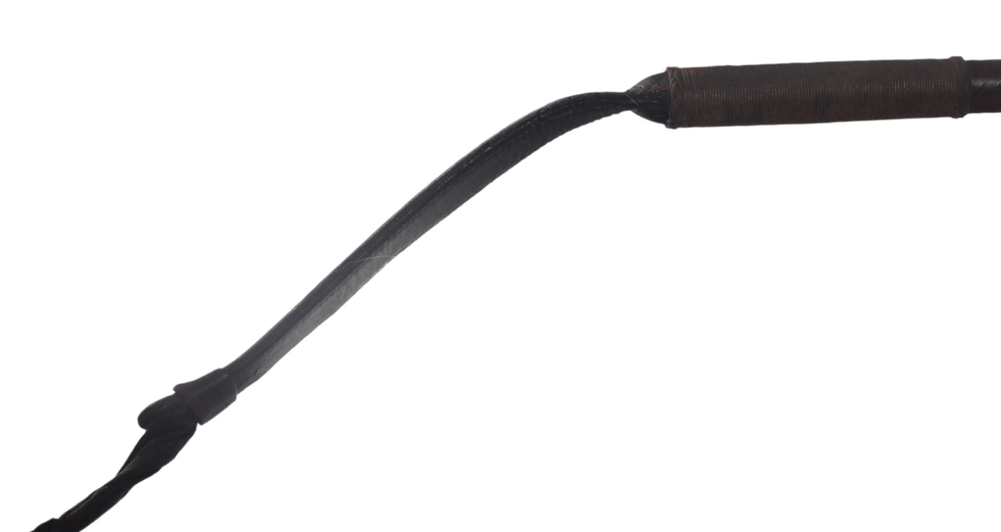 1931 Ladies Leather Hunting Whip with Thong