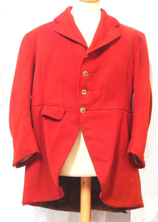 42" Vintage Hunt Coat by Anderson & Shepard