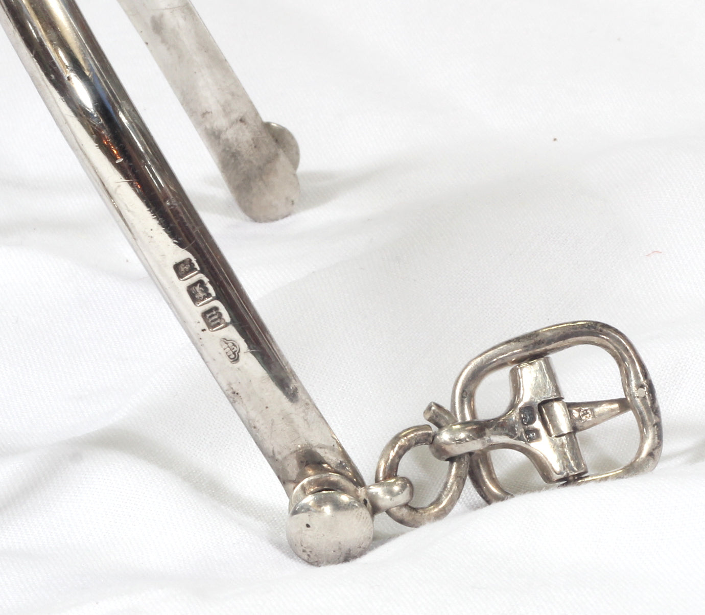 Pair of 1927 Hallmarked Silver Prince of Wales Spurs