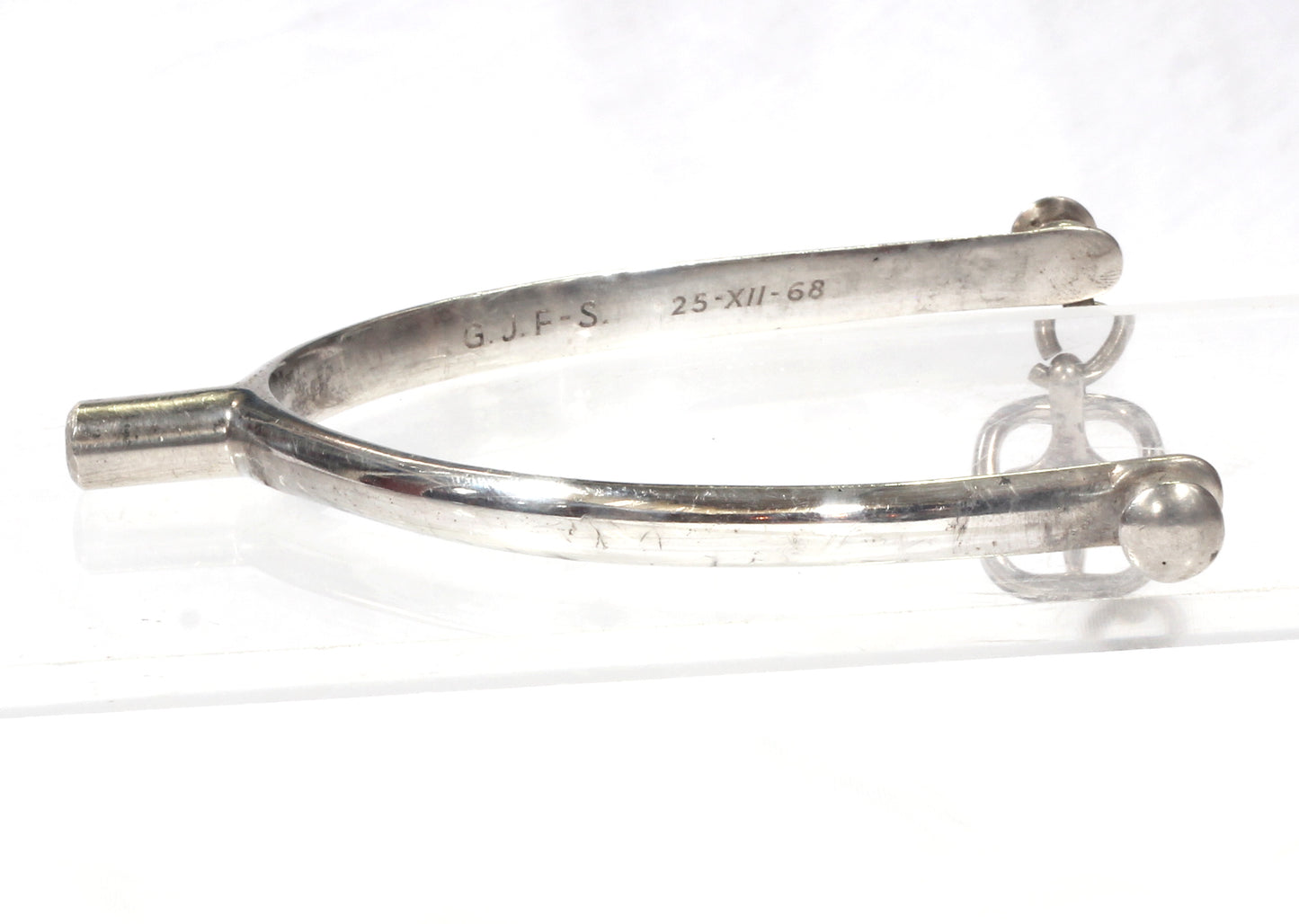 Pair of 1927 Hallmarked Silver Prince of Wales Spurs