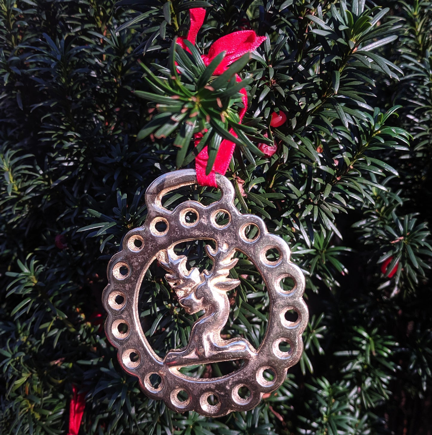 Stag's Head Horse Brass