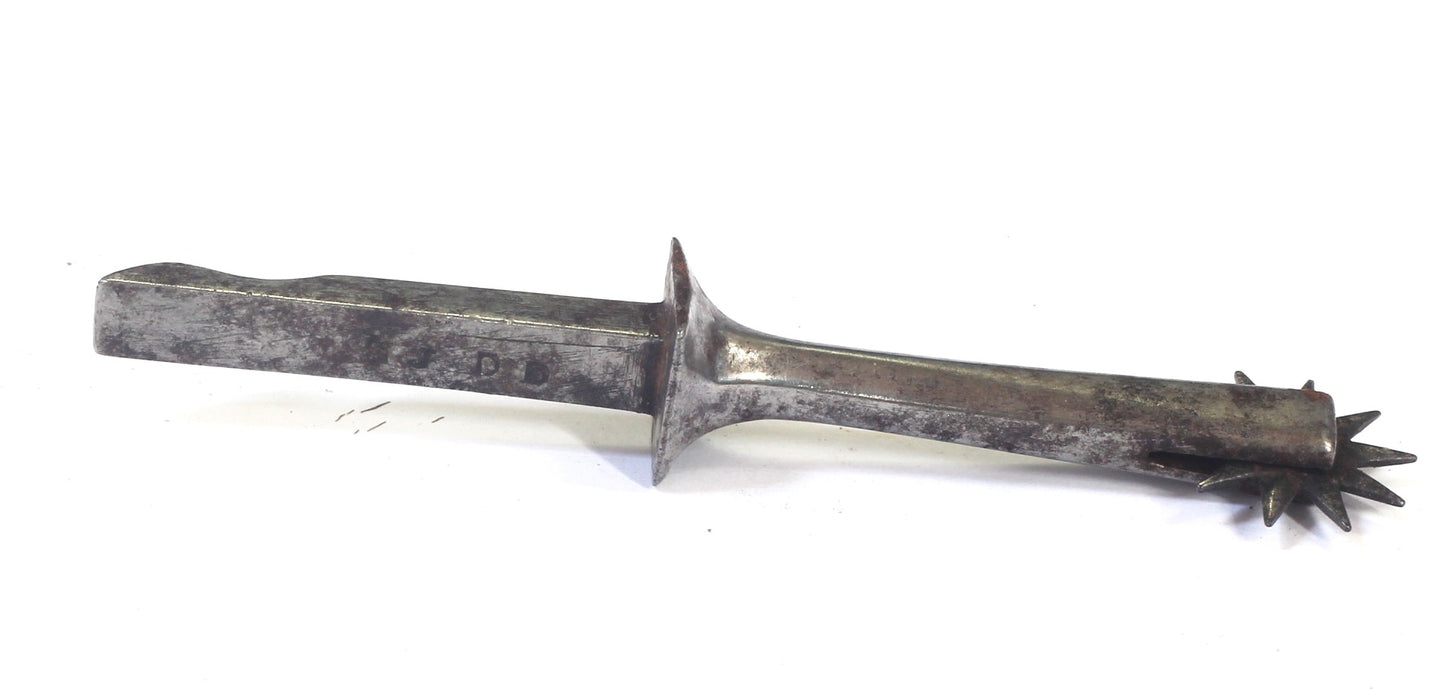 Pair of 19th Century Robinson Steel Pocket Box Spurs