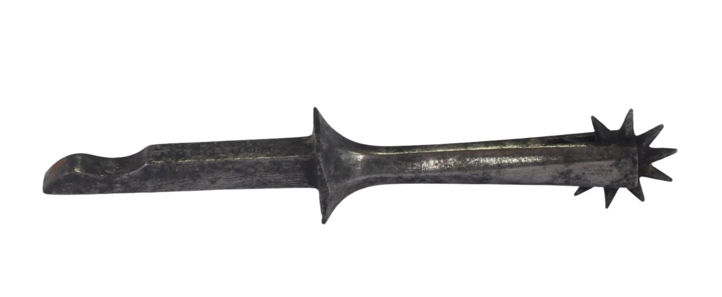 Pair of 19th Century Robinson Steel Pocket Box Spurs