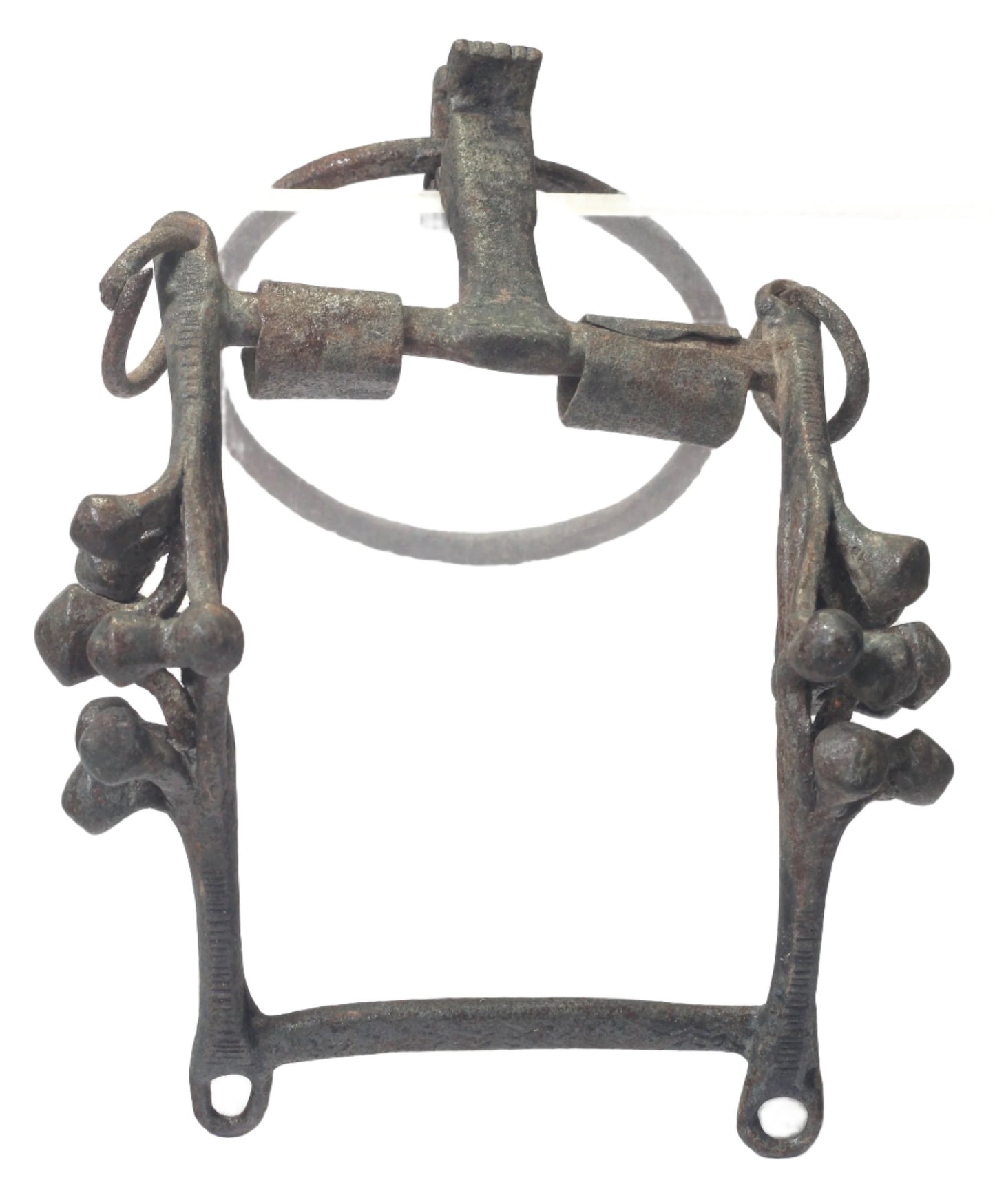 An African Ring Bit with Shaped Cheeks