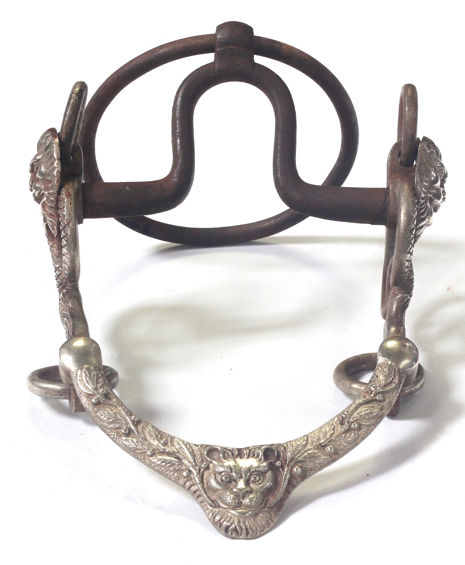 A Gaucho Ring Bit with Lion & Snake by Germano Berg