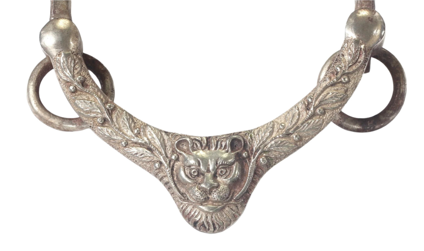 A Gaucho Ring Bit with Lion & Snake by Germano Berg