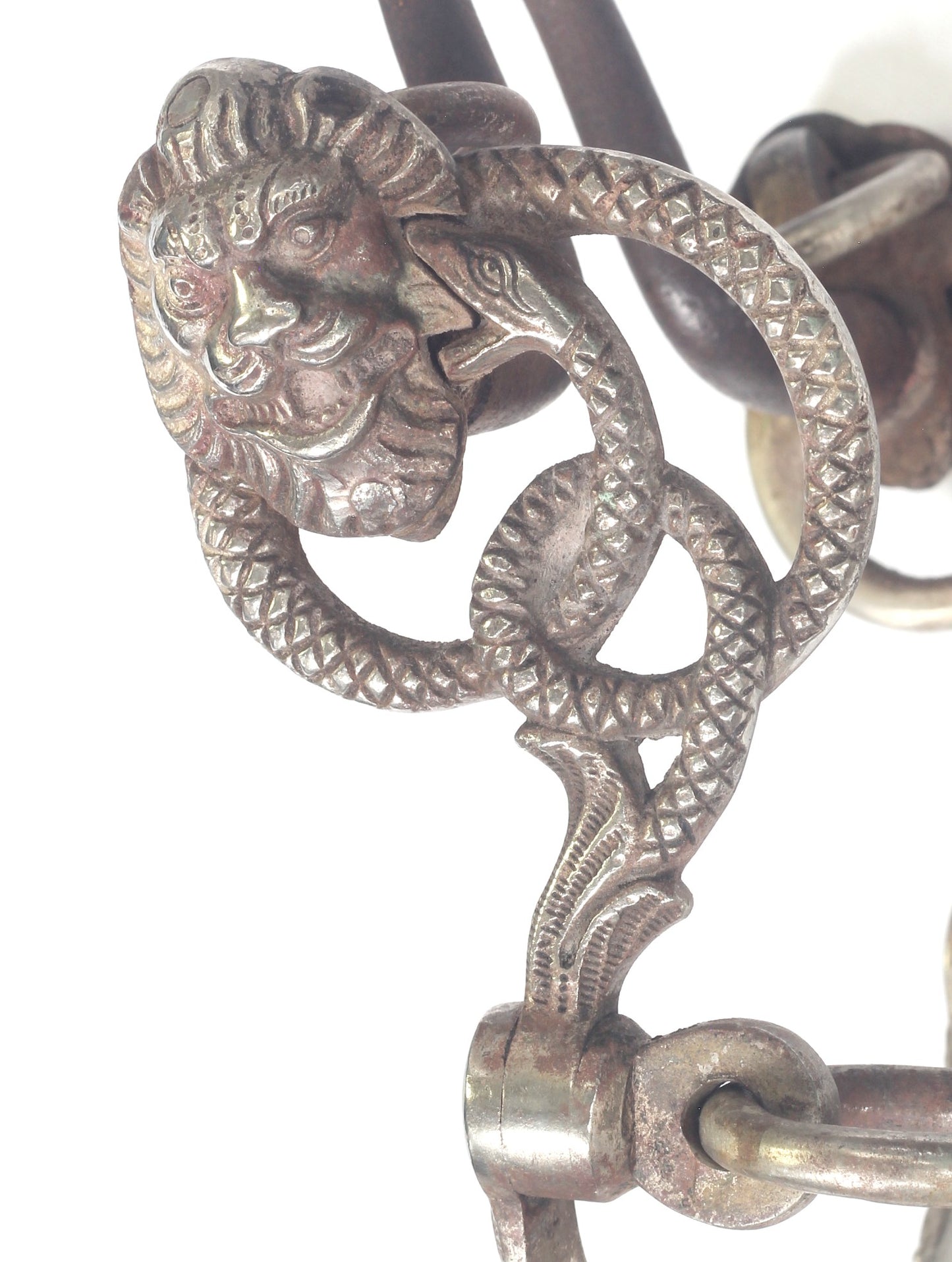 A Gaucho Ring Bit with Lion & Snake by Germano Berg