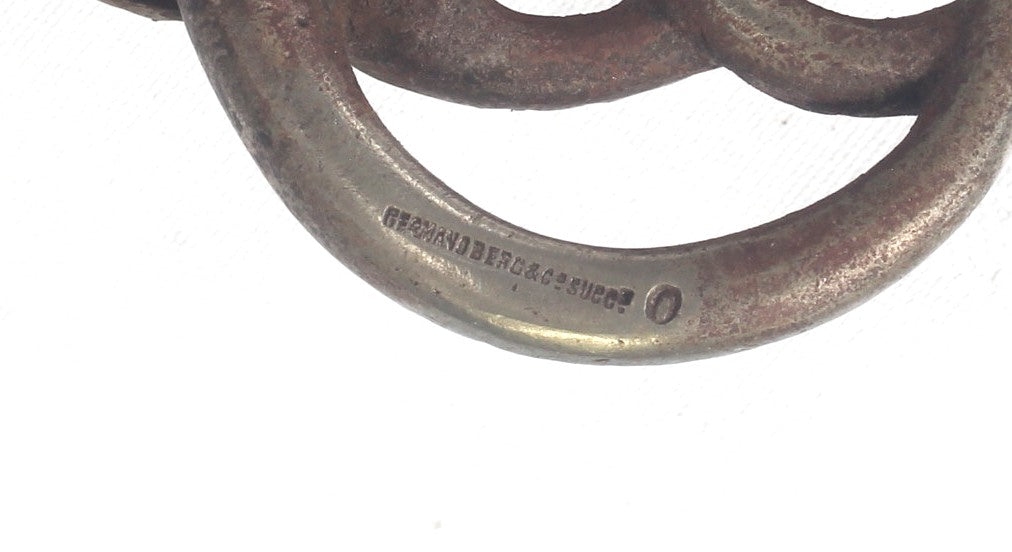 A Gaucho Ring Bit with Lion & Snake by Germano Berg