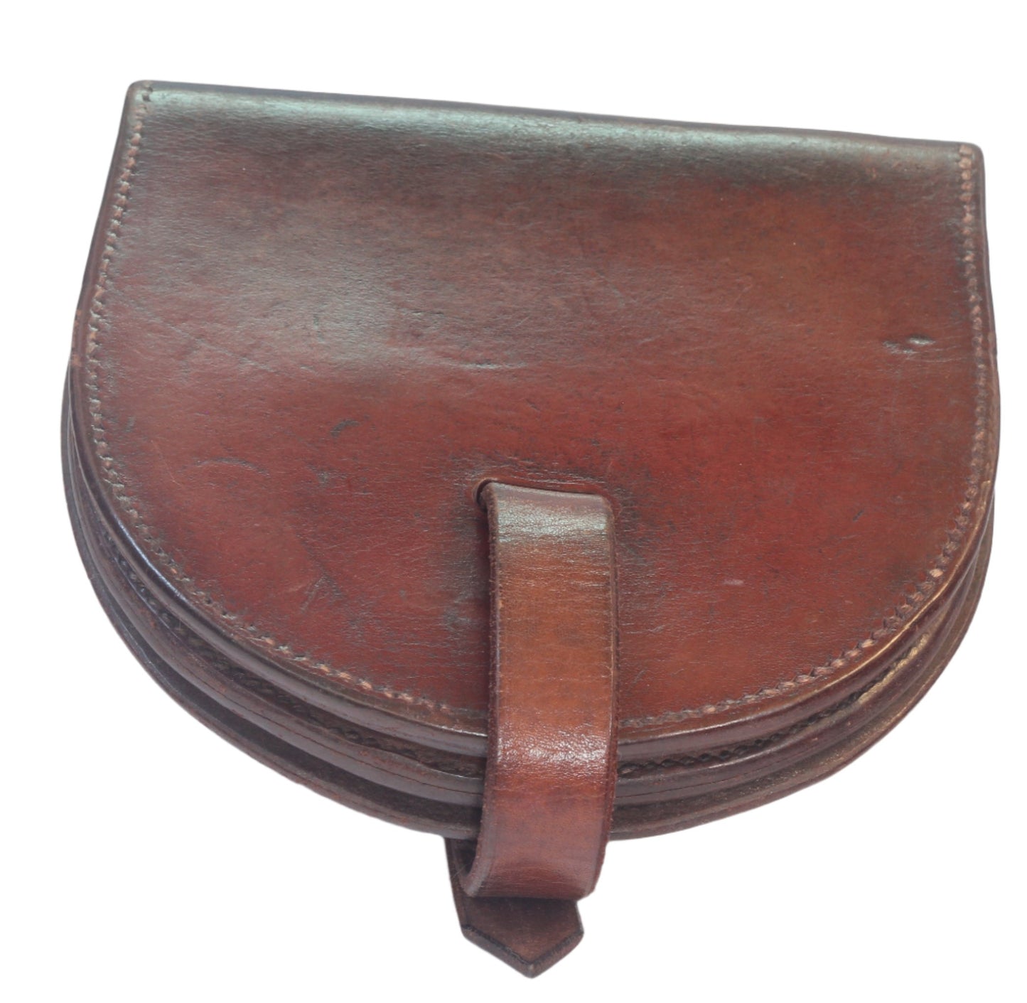 WWII British Military Spare Horseshoe Case with Sword Frog
